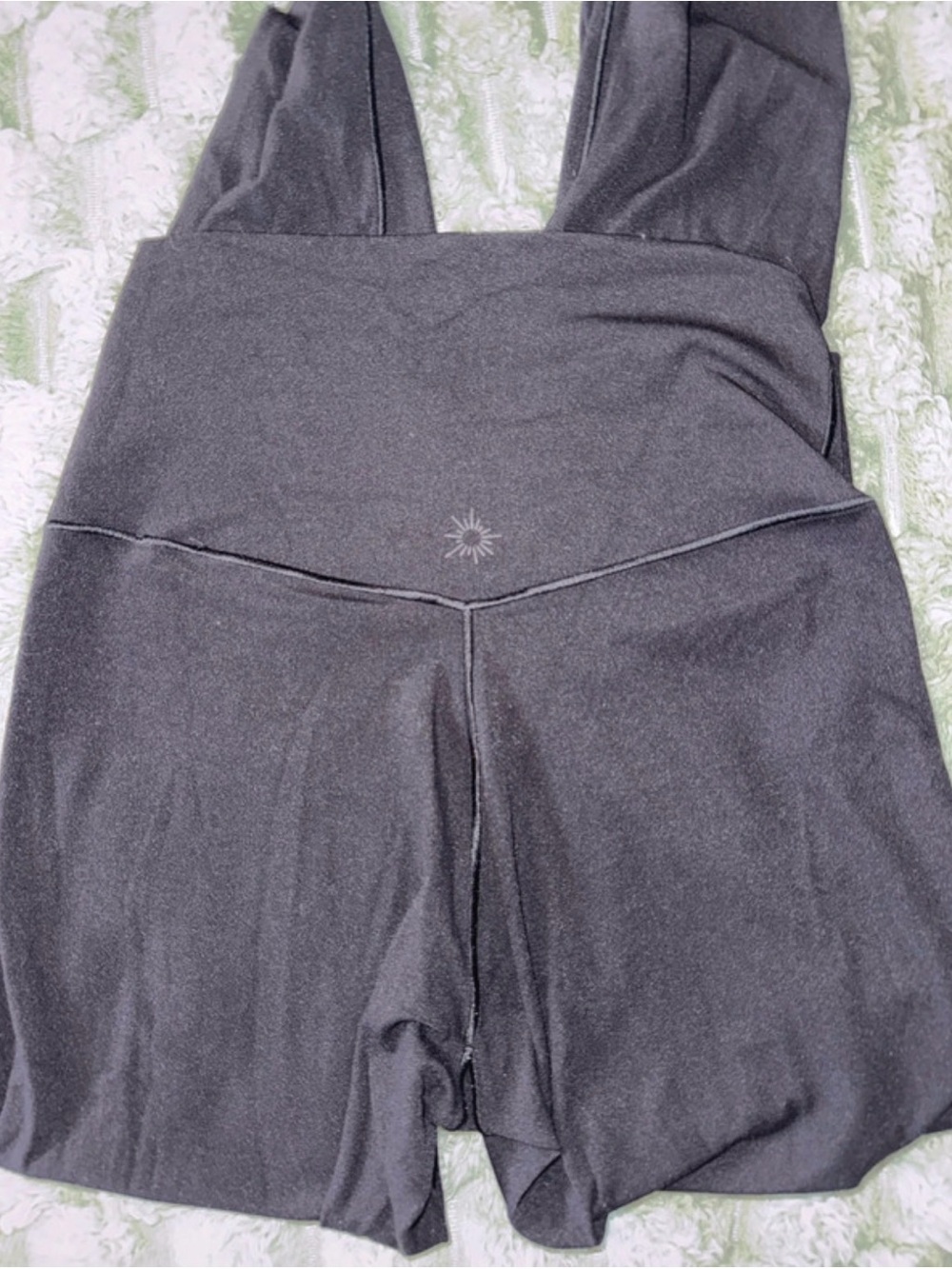 High-Waist Black Women's Jumpsuit Shorts